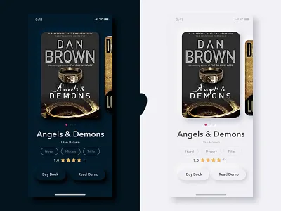 🌞Books App🌚 app book books books app bookshop buying card dark mode dark theme design light mode minimal neomorphic neomorphism pink shadow stars uiux
