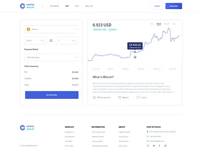 Crypto Exchange Service blockchain btc coinbase crypto crypto exchange crypto landing crypto wallet crypto website landing page