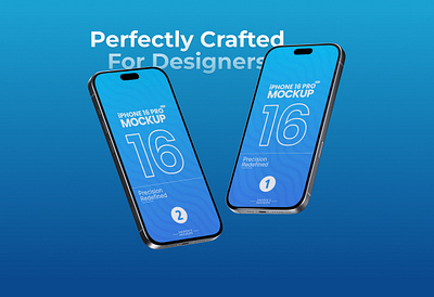 iPhone 16 Pro Max Enigmatic Angles Mockup Series 8K 3d 3d mockup bashir mohammed blender design iphone mockup modeling premium psd snipers mockups ui ux