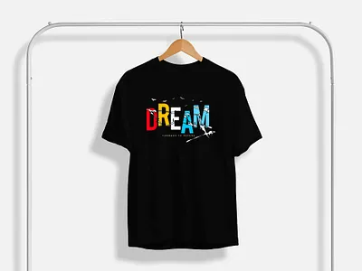 Typography T-Shirt Design 🔥 2025 branding creative design dream graphic design illustration modern new shirt tee tshirt typography vector