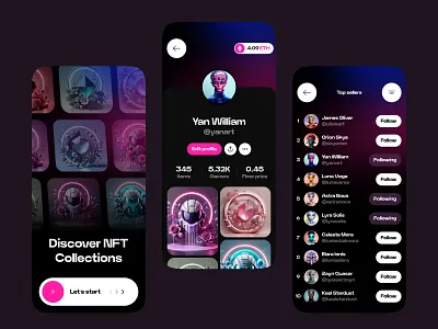 NFT Transactions - App Concept android app chart coin crypto crypto app crypto design crypto trade crypto trading design ios mobile ui ux wallet wallet design