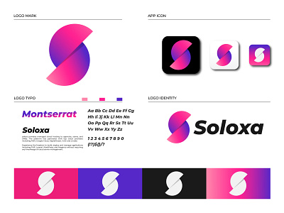 Soloxa Logo Brand Identity Design app icon banding identity branding branding and identity branding concept business logo cloud concept creative gradient gradient design graphicdesign illustration logo logodesigner logotype s letter logo s logo vector