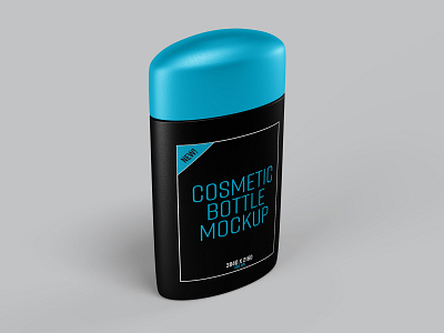 Cosmetic Bottle Photoshop Mockup 3d bottle cosmetic label mockup photoshop mockup