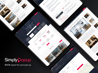 Book Space for Your Pop Up design designer interaction pop up red color user experience user interface design web design