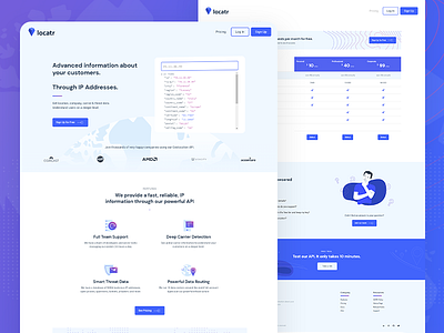 Design and Development for Locatr branding design development illustration ui ux webflow website website design website development