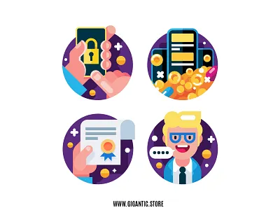 Flat Design Flat Design Business Icons Set cartoon character character design flat design graphic graphic design icon icon design icon set iconography icons illustraion illustration illustrator vector