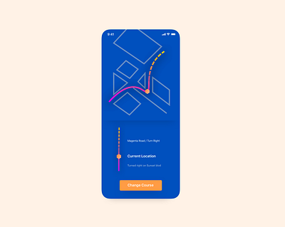 Daily UI 20 / Location tracker 020 app dailyui design location tracker navigation app ui