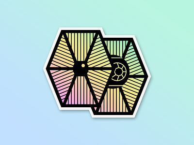 tie fighter star wars sticker tie fighter