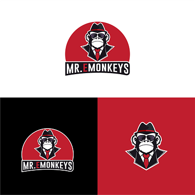 11 design logo logo design monkey logo vector