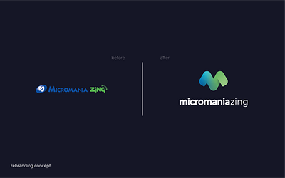 MicromaniaZing branding design gaming logo micromania rebrand rebranding vector videogame