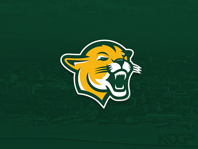 Catamount catamounts college cougar illustrator logo vector vermont