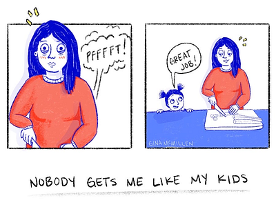 Great Job, Mom comics editorial humor illustration parenting