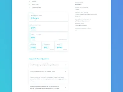 1KProjects - Project View app clean design interface ui web design website