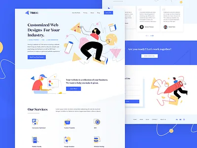 Vozac Website Designs Customized custom design design homepage saas seo ui website design