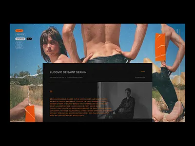 Stories Detail Page | ODDA Magazine concept editorial interaction interface magazine typogaphy ui ux web webdesign