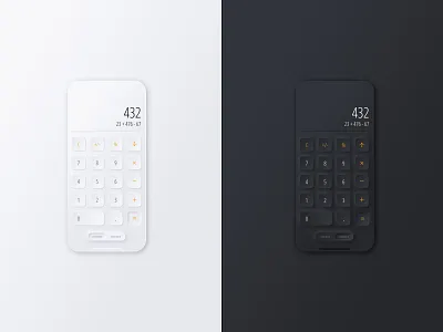 Calculator - Daily UI 004 app calculator calculator app calculator design calculator ui dailyui dailyui004 dailyuichallenge design interfacedesign mobile app design mobile ui neumorphic design neumorphism neumorphism ui ui userexperiencedesign