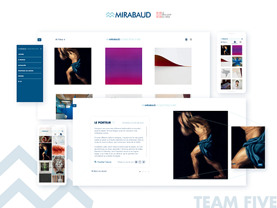 Meilleur du Web des Ecoles 2019 x Mirabaud Group art collection art pieces artwork bank bank card figma group mdw mdw19 mdw19 mdw2019 mdw2019 mirabaud mobile ui ui design ux uxui website