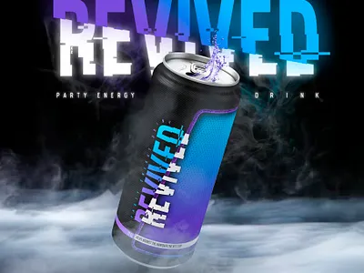 Revived energy drink 3dimages arquimediastudios design grafic graficdesign inspiration inspiring inspiringdesign label mockups motion packaging packagingdesign publicity render sports supplements videos webdesign weightloss