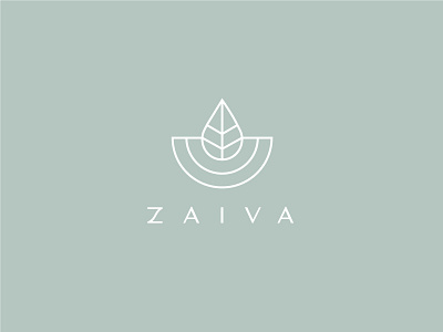 ZAIVA Cosmetic - Logo design beauty logo beautybrand bless creatics brand identity branding forest logo logo logo design logo designer logo type logos minimal logo nature logo