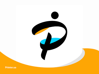 Logo "Printer.ua" adobe illustrator adobe photoshop brand brand design brand identity branding design logo logo design logotype vector