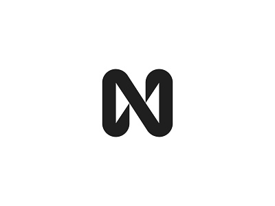 N branding logo logotype mark minimal n symbol