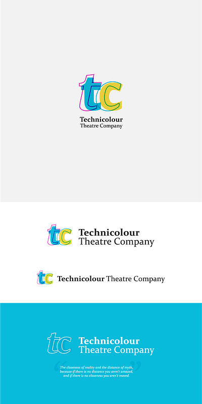 Technicolour Theatre Co. brand design brand identity brand identity design logo logo design