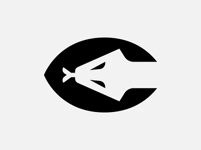 C+Snake for Confidence c logo design icon logo mark negative space snake symbol