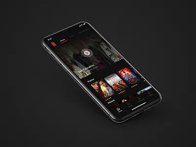 Netflix App UI Study #DailyUi app app design application daily ui dailyui netflix ui ui ux ui design uiux ux