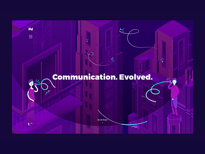 Communication Evolved | Tin Can Telephones illustration visual identity