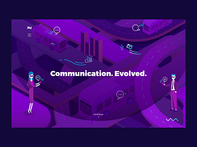 Communication Evolved | Mobile Phones illustration visual identity