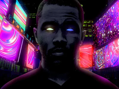 Frank Ocean - Nights - Visuals abstract animation artwork blond collage art colorful frank ocean gradient iridescent klarens night nights psychedelic trippy visual visual design visuals vivid