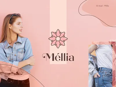 Méllia brand branding design fashion goldenratio logo process