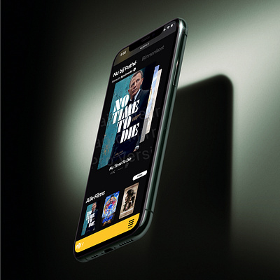 Pathé Mobile Website black cinema green iphone mobile mobile design mobile website movies pathe slider website website design