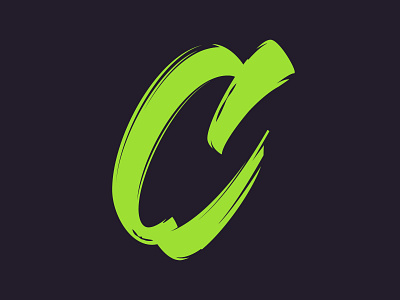C — 36daysoftype 36daysoftype 3d type 3d typography brush pen brush type calligraphy custom lettering custom type daily lettering daily render dry brush graphic design graphic design handlettering lettering lettering artist texture type type design typography