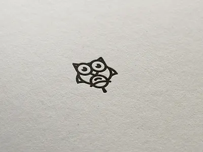 owl-design design flat logo owl