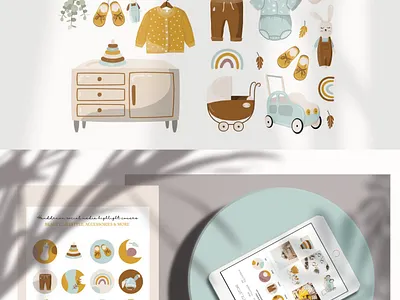 Nursery cards and baby boy elements baby baby boy baby elements background business card cards design graphic graphic elements greenting car illustration illustrations interior logo nursery nursery card textile vector wrapping paper