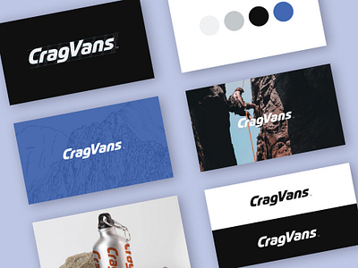 CragVans Logo Development brand design branding branding and identity logo logo design logo design branding modern typeface outdoors outdoors logo