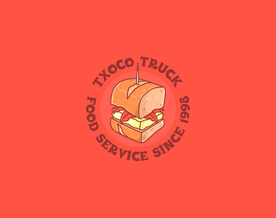 Food Truck brand branding doodle doodleart doodles flatdesign flaticons food foodtruck icon idenity illustration lettering logo minimal vector