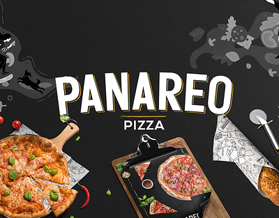 Panareo Pizza Branding branding cholula design food food menu foodie illustration italian lettering logo photography pizza pizza logo puebla