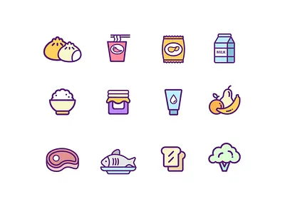 icon design grocery online icon icon set onroot