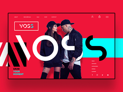 Voss Ui Design Concept daily design design inspiration graphic design logo design ui design ux design web design