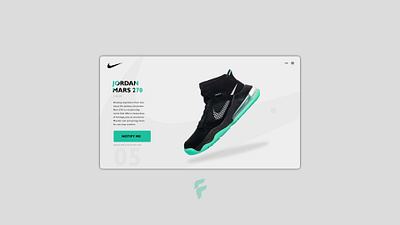 05 - Nike Jordan Mars appdesign branding clean design graphics insperation interface minimal photoshop ui uidesign