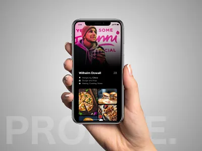 UI Daily 006 - Profile dailyui dailyui 006 front end front end developer frontend mobile design mobile ui profile profile page uidaily uidailychallenge uidesign user interface design
