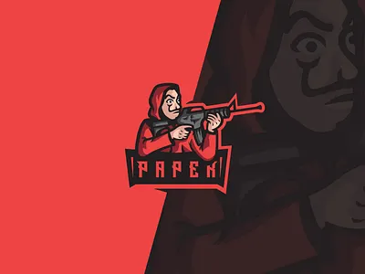 Paper House Mascot Logo design flat house illustration illustrator logo mascot logo minimal paper vector