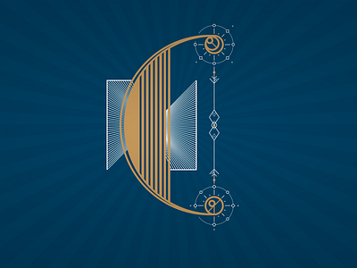 36daysoftype – C 36days 36daysoftype artdeco c typo