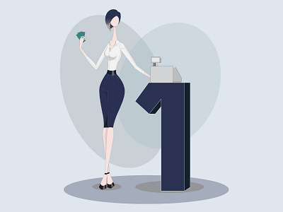 Chashier adobe adobe illustrator cashier character characterdesign characterillustration design figure illustration pay person