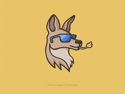 Daily Logo Challenge - Kangaroo Logo animal animal art animal illustration animal logo animal logo design animal logos animals illustration kangaroo kangaroo logo new newlogo