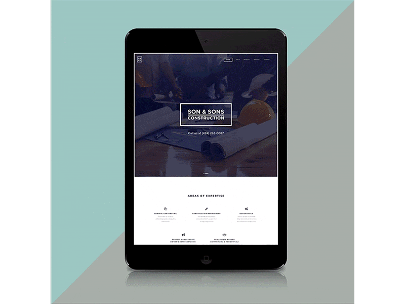 SSCI branding construction construction company construction website design interface los angeles losangeles minimal ui uidesign uiux ux uxdesign web web design webdesign website website design