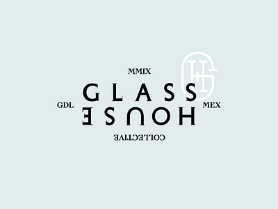 Glass House Collective blue branding clothing collective fashion glass house