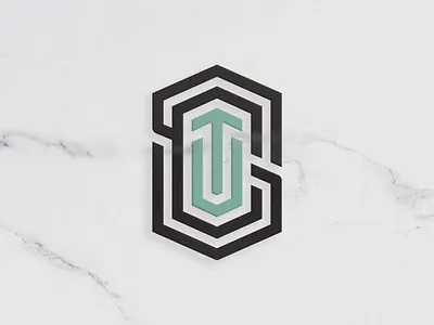 SCVT Monogram branding clean custom design handtype logo monogram monogram design monogram letter mark socal symmetrical type typography vector